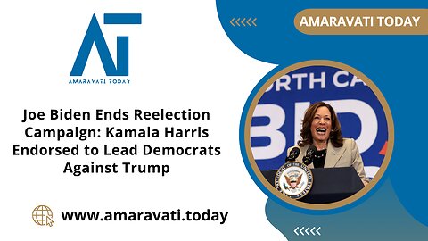 Joe Biden Ends Reelection Campaign Kamala Harris Endorsed to Lead Democrats Against Trump