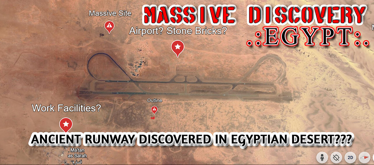 Mind-Blowing Discovery: Ancient Runway Uncovered in Egyptian Desert in