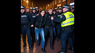 Anti-immigration protesters storm migrant hotel in Rotherham.