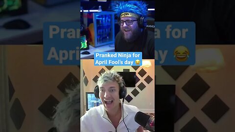 Throwback to when I pranked @Ninja on April Fools