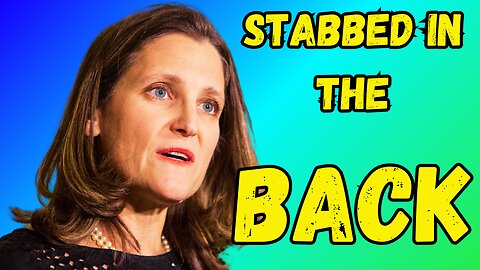 Chrystia Freeland gets TRASHED By her OWN MP's