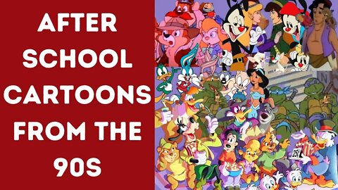 Remembering the cartoons I watched after school in the 1990s