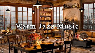 Positive Jazz Music & Cozy Coffee Shop Ambience ☕ Relaxing Jazz Instrumental Music to Relax, Study