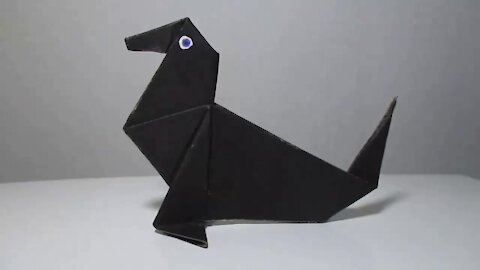 Paper Seal Origami | Origami Seal Folding Instructions (Sea Lion) | Origami Paper Craft
