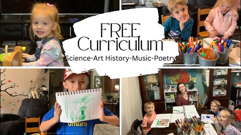 FREE curriculum || One Week of Under the Home || Science || Music || Art History || Poetry