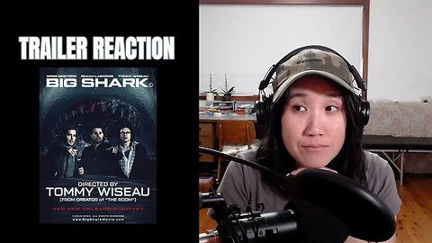 Trailer Reaction - Tommy Wiseau's Next Feature Film Big Shark (2023)