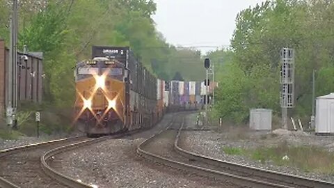 CSX I158 Intermodal Train From Berea, Ohio May 4, 2024
