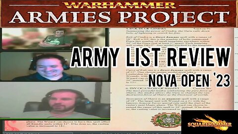 Warhammer Fantasy NOVA Open 2023 ARMY LIST REVIEW