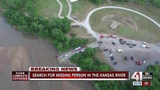 Crews search for missing man in Kansas River near De Soto boat ramp