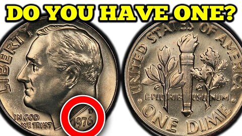 1976 Dime Coins Worth Money! Roosevelt Dime Error Coins