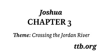 Joshua Chapter 3 (Bible Study)