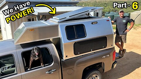 DIY Truck Camper Solar, Lights & More! - Bluetti AC180 ( Part 6 )