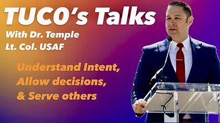 TUC0's Talks - Episode 30 Dr. Brandon Temple, Lt. Col. USAF