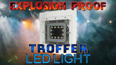 Low Profile Explosion Proof LED Light - 2x2 Lay-In Troffer