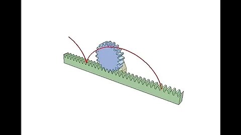 3336 Rack pinion mechanism 2