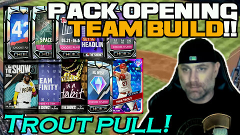 HUGE Pack Opening Ranked Team Build and Trout Pull! MLB the Show 21