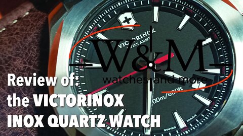 Review of the VICTORINOX INOX Black Dial Quartz Watch