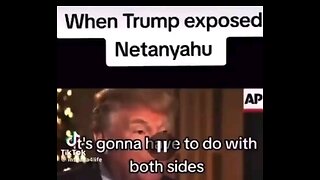 Trump Speaks About Netanyahu