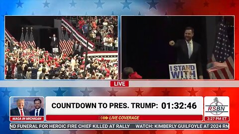 Trump rally in Michigan intro