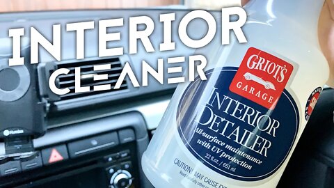 Griot's Garage Interior Detailer Spray Review