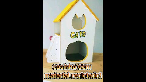recycled oara cats house