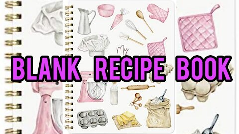 blank recipe book| blank recipe books to write in |#recipe |susantha 11| #Shorts
