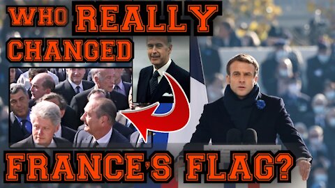 FRENCH PRESIDENT CHANGES THE FLAG...