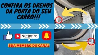 Cuidado com o Dreno da porta Tracker e Onix, entenda!