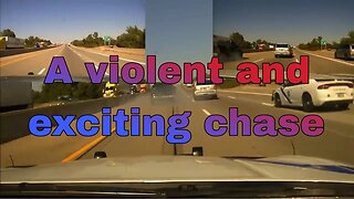 DASHCAM A violent and exciting chaseARKANSAS STATE TROOPER WILD.#police_pursuits #police_car chases