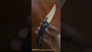 SRM Long Clip Point Folder!