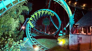 [POV] Kumba Roller Coaster Night Ride | Busch Gardens Tampa