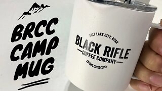 Thermo Insulated Metal Camp Mug in White with Vintage Logo by Black Rifle Coffee Company Review