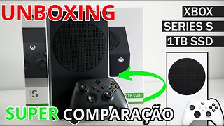 LANÇOU XBOX SERIES S CARBON BLACK - UNBOXING, REACT e COMPARAÇÃO XBOX SERIES S BRANCO!!!