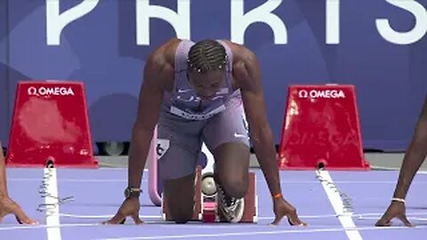 Men's 100M ROUND ONE Paris Olympics