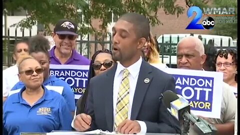 City Council President Brandon Scott announces run for Mayor of Baltimore