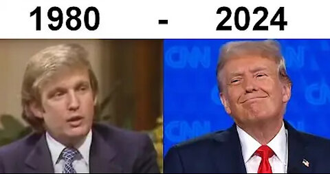 Clips of Trump From 1980 to 2024