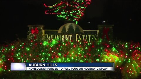 'Our Dancing Lights' in Auburn Hills won't return this year over disagreement with HOA