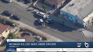 Woman killed in National City was Uber driver