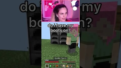 IRON BOOTS GON’ MISSIN 🥾 #shorts #minecraft #funnyminecraftshorts #minecraftfunny #skyblock