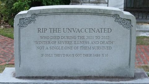 "For unvaccinated, We Are Looking at a Winter of Severe illness and Death" - Biden in December 2021