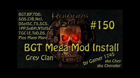 Let's Play Baldur's Gate Trilogy Mega Mod Part 150 - Grey Clan