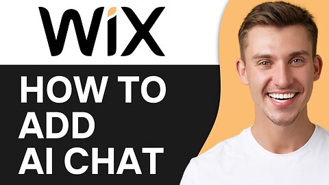 HOW TO ADD AI CHAT TO WIX WEBSITE