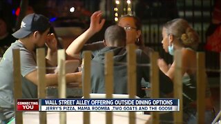 New dining options available in downtown's Wall Street alley