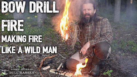 How to make bow drill fire
