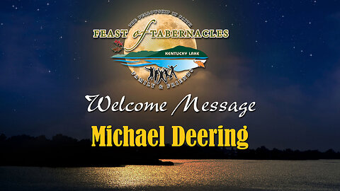 Opening Night Welcome - Michael Deering