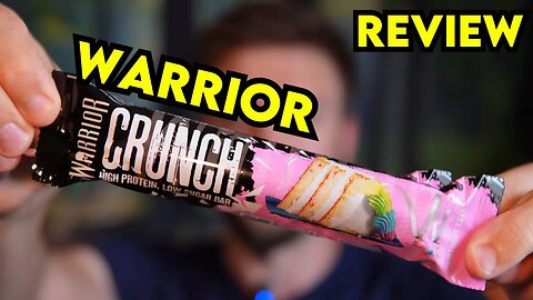 Warrior Crunch Birthday Cake Protein Bar Review