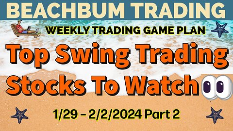 Top Swing Trading Stocks to Watch 👀 | 1/29 – 2/2/24 | PALL TSLY APLY FNGD LABD SIJ SOXS TECS & More