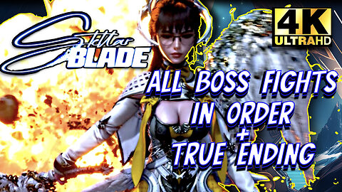 All Boss Fights In Order In Stellar Blade | + True Ending