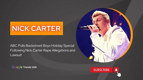 Nick Carter Rape Allegations and Lawsuit