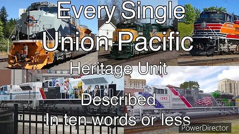 Every Single Union Pacific Heritage Unit described in ten words or less